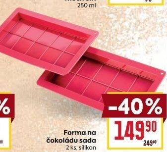 Silikonová forma na čokoládu