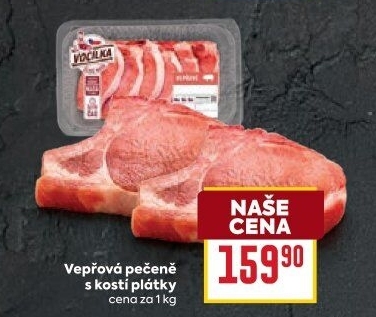 Vepřová pečeně s kostí Vocílka
