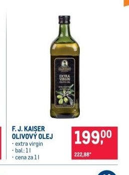F. J. KAISER OLIVOVÝ OLEJ