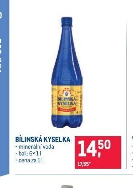BÍLINSKÁ KYSELKA