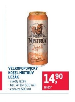 VELKOPOPOVICKÝ KOZEL MISTRŮV LEŽÁK