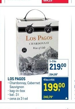LOS PAGOS Chardonnay, Cabernet Sauvignon