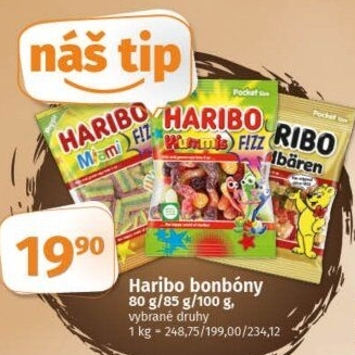 Bonbony želé Haribo