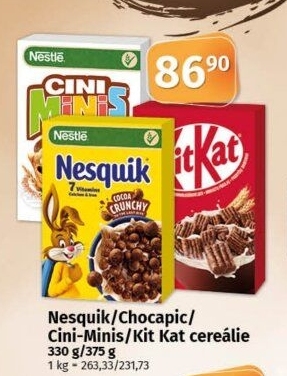 Cereálie Nesquik Nestlé