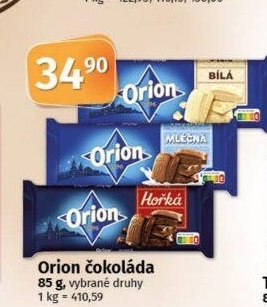 Čokoláda Orion
