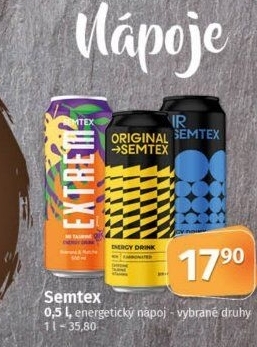 Energetický nápoj Semtex