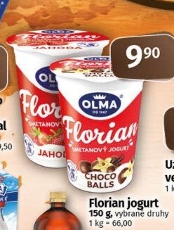 Jogurt smetanový Florian Olma