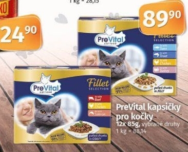 Kapsičky pro kočky PreVital
