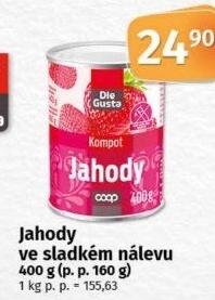 Kompot jahody Dle Gusta