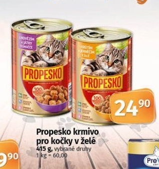 Konzerva pro kočky Propesko
