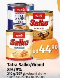 Mléka kondenzovaná Tatra