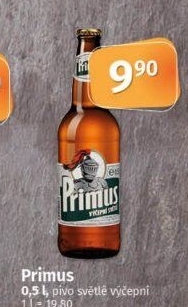 Pivo světlé výčepní 10° Primus