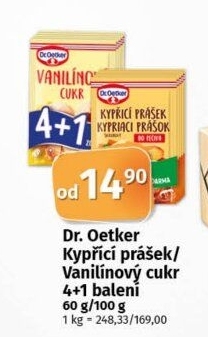 Přísady na pečení Dr. Oetker