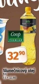 Slunečnicový olej Coop Premium