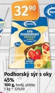 Sýr Podhorský s oky Ranko