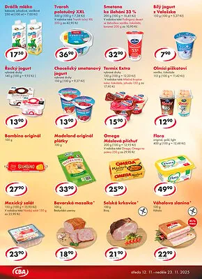 akční leták CBA 12.11.2025-23.11.2025