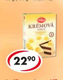 Krémová náplň vanilková příchuť - CBA akcniletaky.com