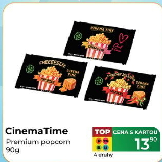 Popcorn do mikrovlnky Premium Cinema Time