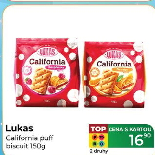 Sušenky Puff California Lukas