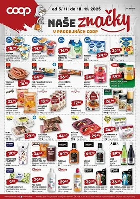 akční leták COOP 5.11.2025-18.11.2025