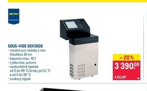 SOUS-VIDE GSV1500