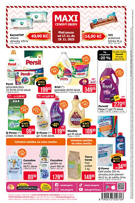 akční leták Teta drogerie 6.11.2025-18.11.2025