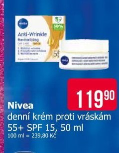Nivea denní krém proti vráskám 55+ SPF 15, 50 ml