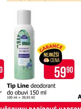 Tip Line deodorant do obuvi
