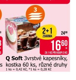 Q Soft 3vrstvé kapesníky