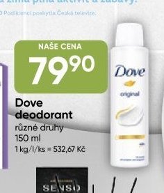 Dove deodorant