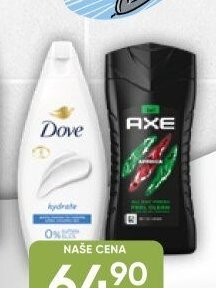 Sprchový gel Dove, Axe