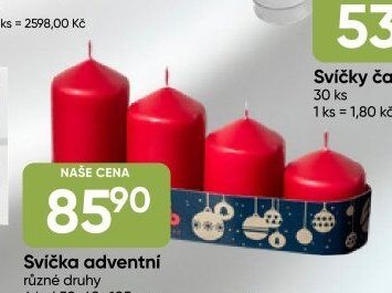 Svíčka adventní