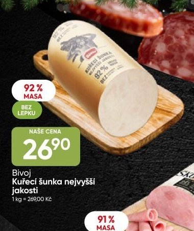 Bivoj Kuřecí šunka nejvyšší jakosti