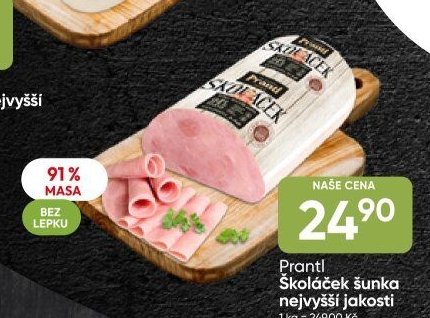 Prantl Školáček šunka nejvyšší jakosti