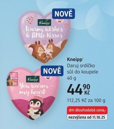 Kneipp Daruj srdíčko sůl do koupele