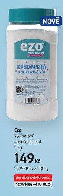 Ezo koupelová epsomská sůl 1 kg