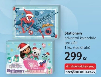 Adventní kalendář papírenský