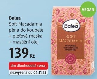 Dárková kazeta Soft Macadamia Balea