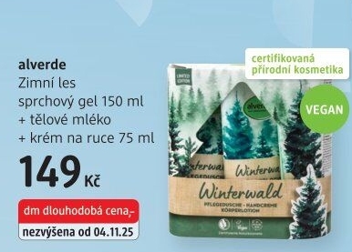 Dárková kazeta Zimní les Winterwald Alverde