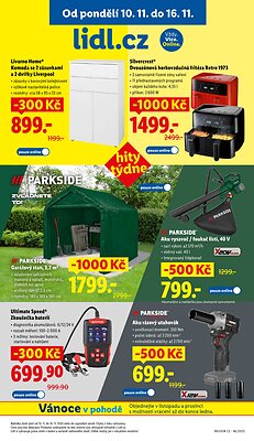 akční leták Lidl 10.11.2025-16.11.2025