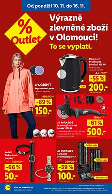 akční leták Lidl 10.11.2025-16.11.2025