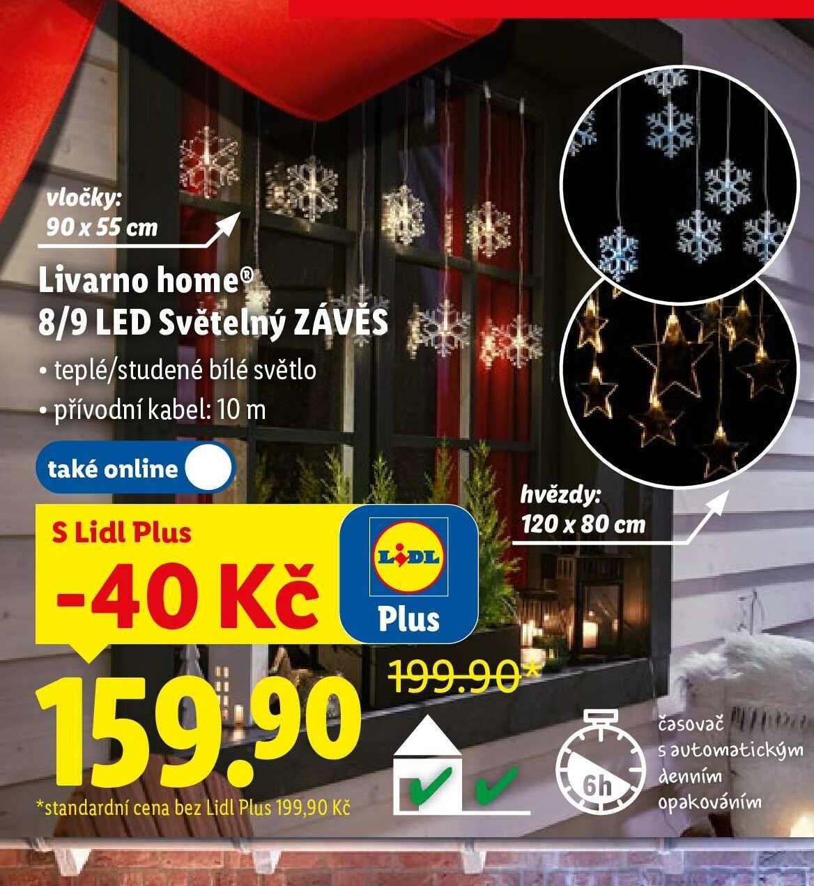 Livarno home 8/9 LED Světelný ZÁVĚS
