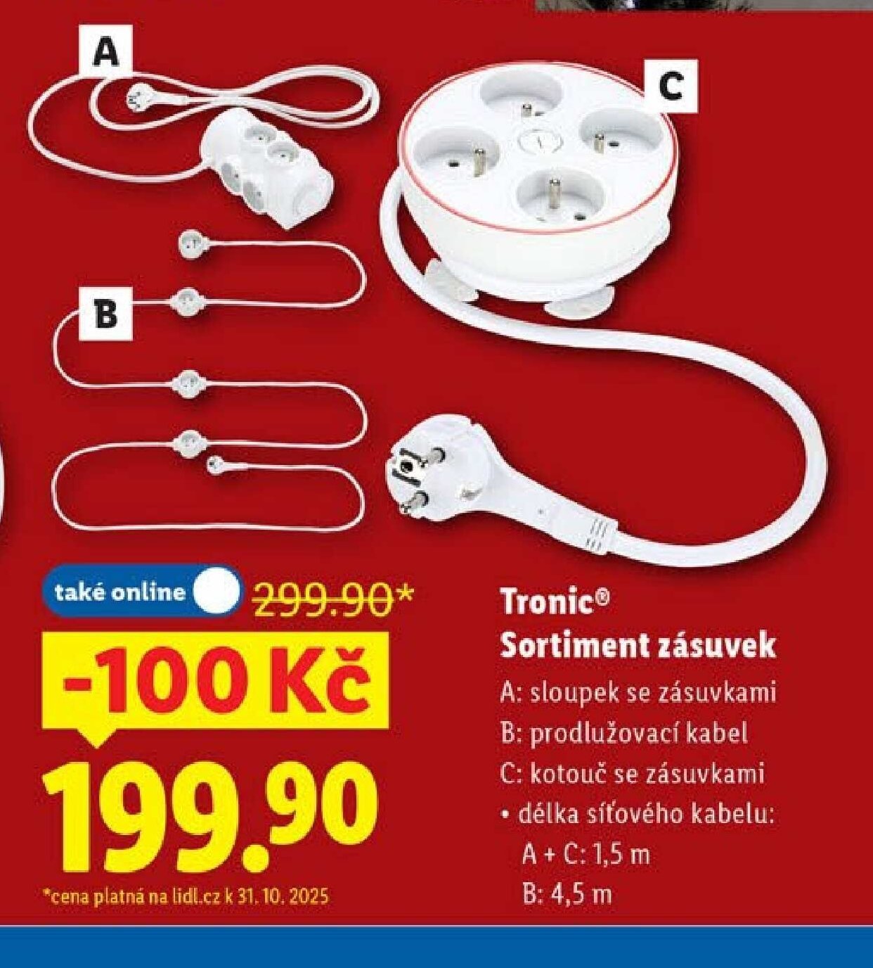 Tronic Sortiment zásuvek