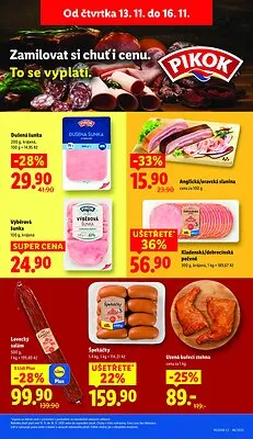 akční leták Lidl 13.11.2025-16.11.2025