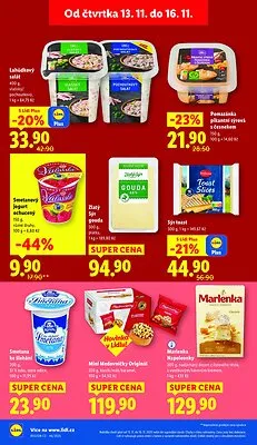 akční leták Lidl 13.11.2025-16.11.2025