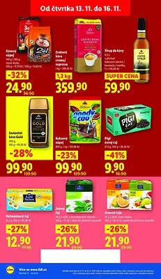 akční leták Lidl 13.11.2025-16.11.2025