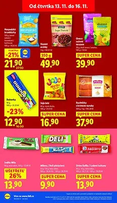 akční leták Lidl 13.11.2025-16.11.2025