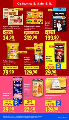 akční leták Lidl 13.11.2025-16.11.2025