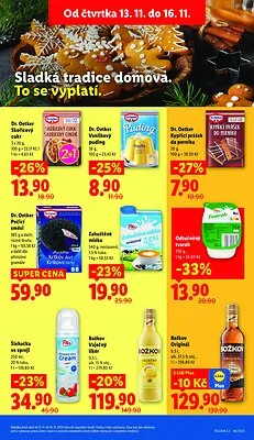 akční leták Lidl 13.11.2025-16.11.2025