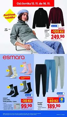 akční leták Lidl 13.11.2025-16.11.2025